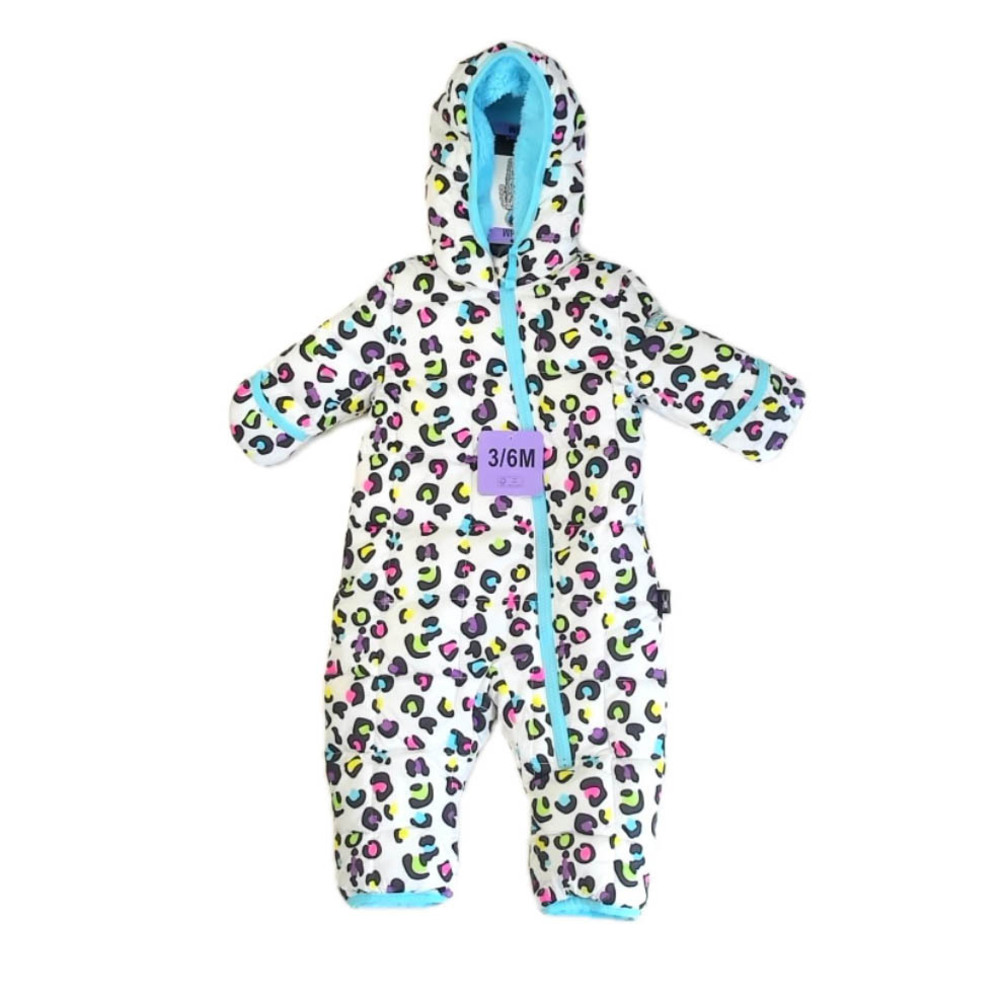 Spyder Girls Leopard Snowsuit size: 3-6 Months